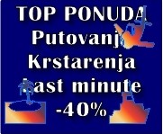 Putovanja Krstarenja Last minute Apartmani sobe Jadran